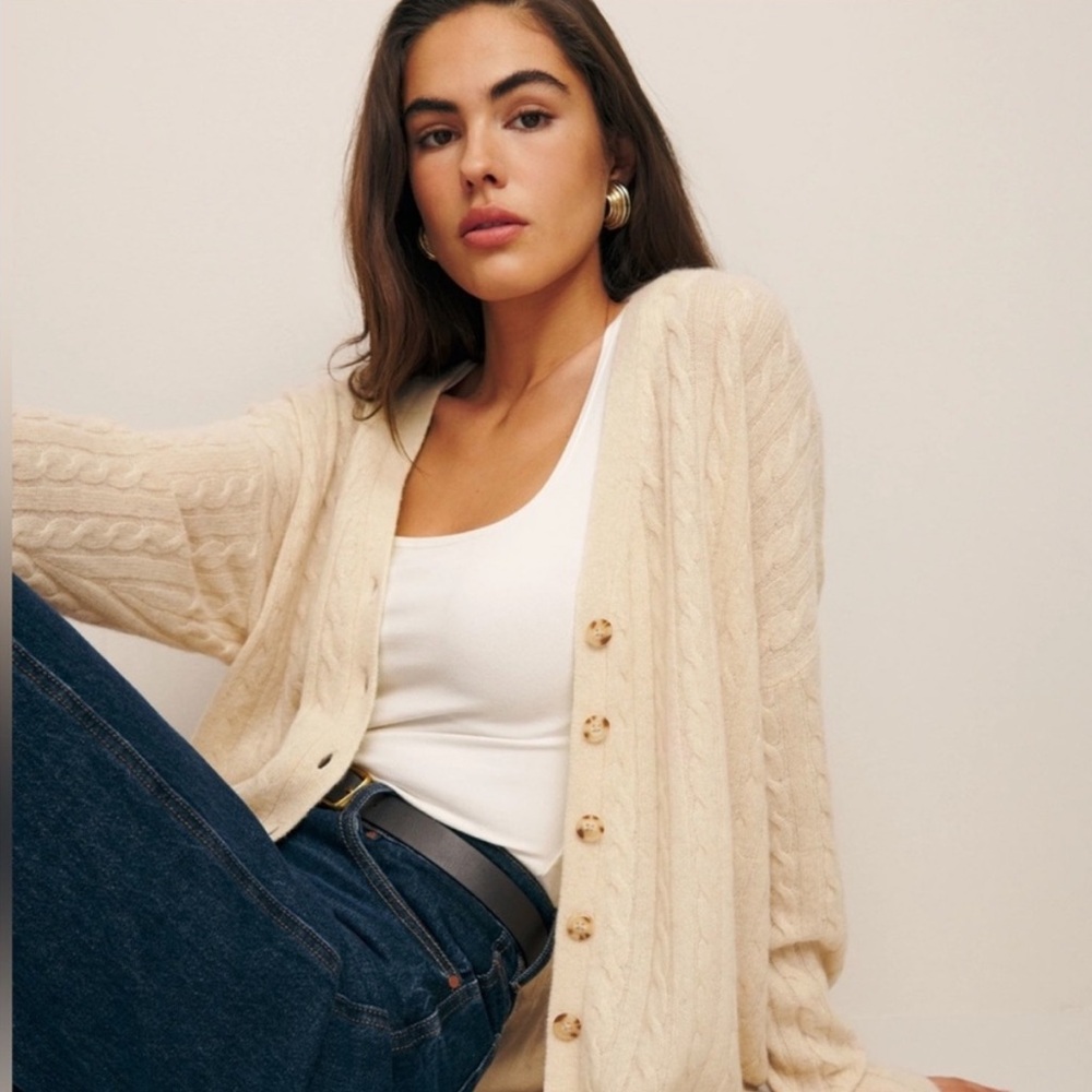 Reformation Guista Cashmere Cardigan